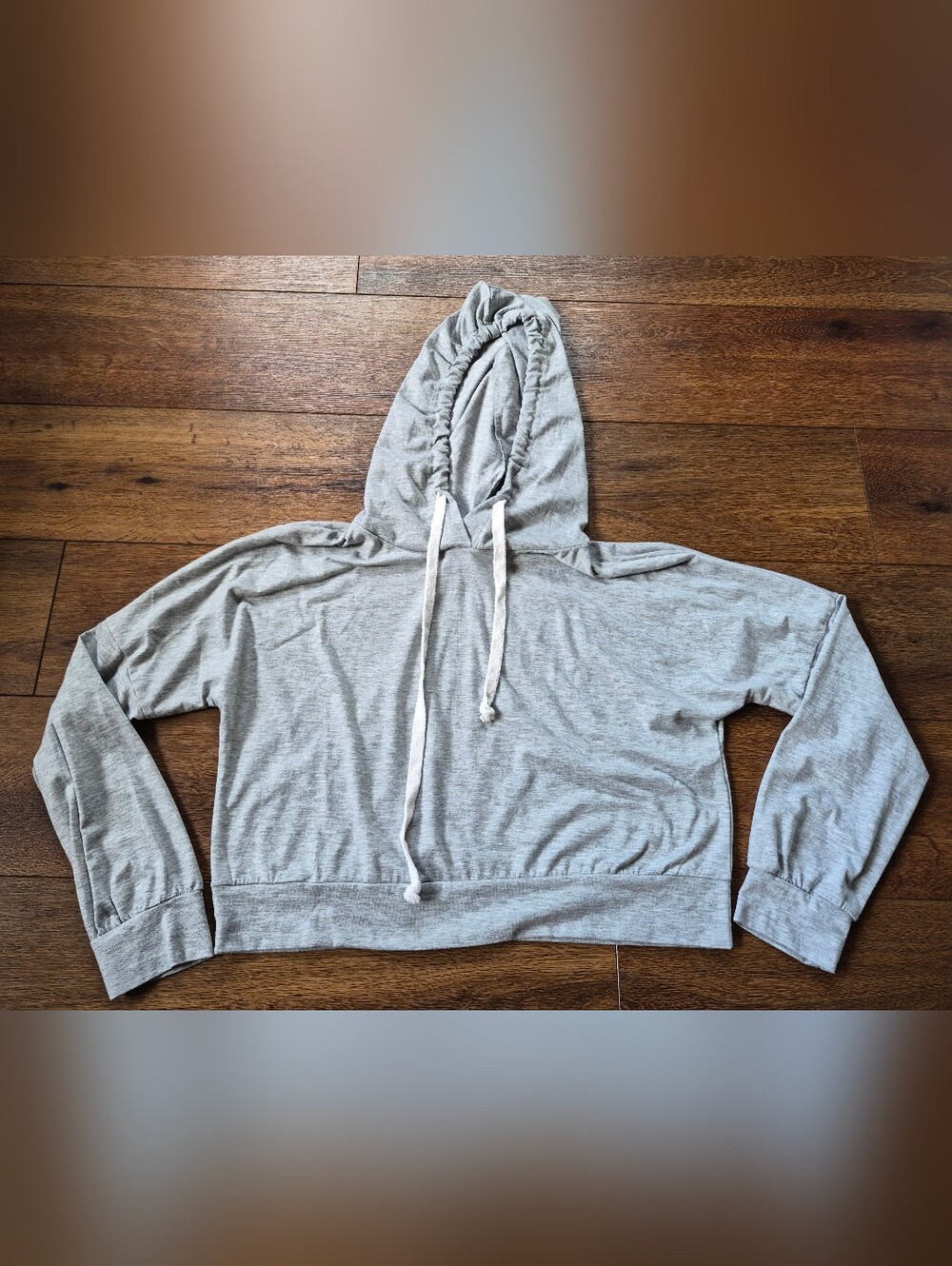 C+D+M Cropped Gray Hoodie Girls Sz XL